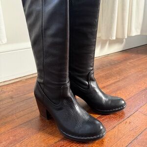 Frye Rory Scrunch Boots - Soft Black Leather  | Size 7